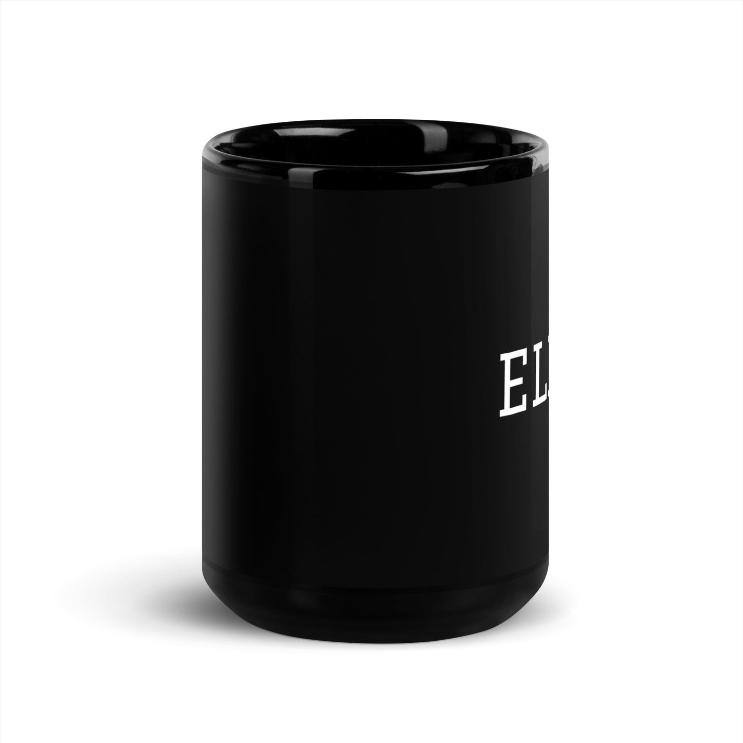 ELITE Collegiate Collection Black Glossy Mug