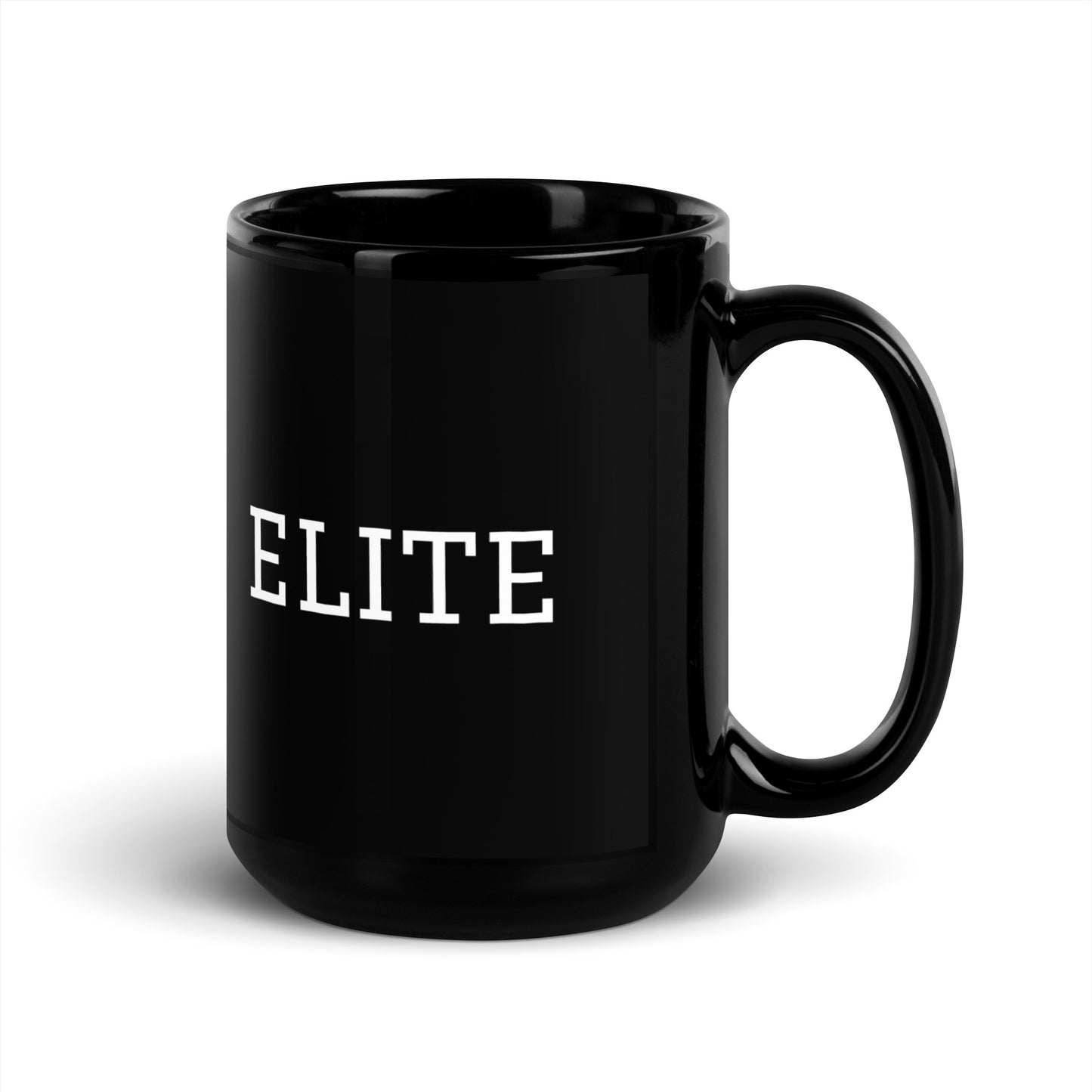 ELITE Collegiate Collection Black Glossy Mug