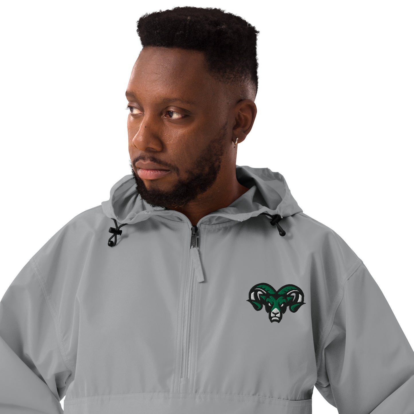 PR Collection - Ram Embroidered Champion Packable Jacket