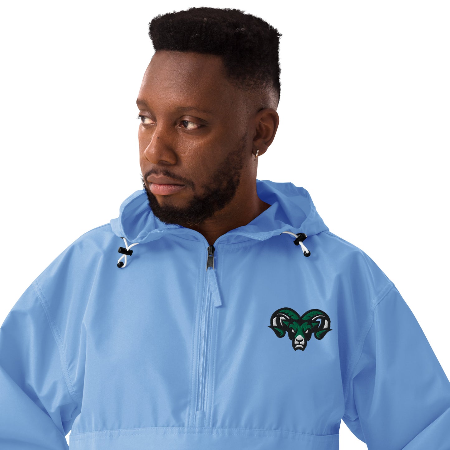 PR Collection - Ram Embroidered Champion Packable Jacket