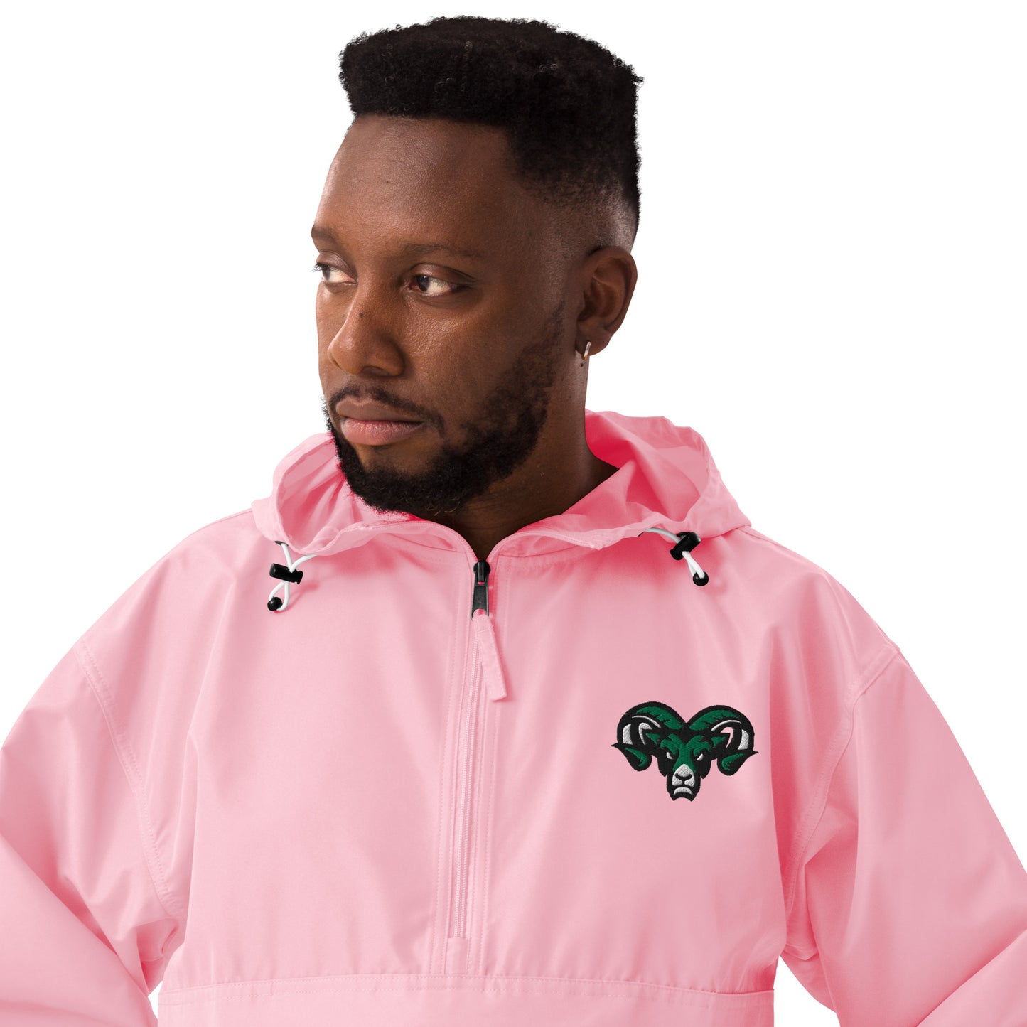 PR Collection - Ram Embroidered Champion Packable Jacket