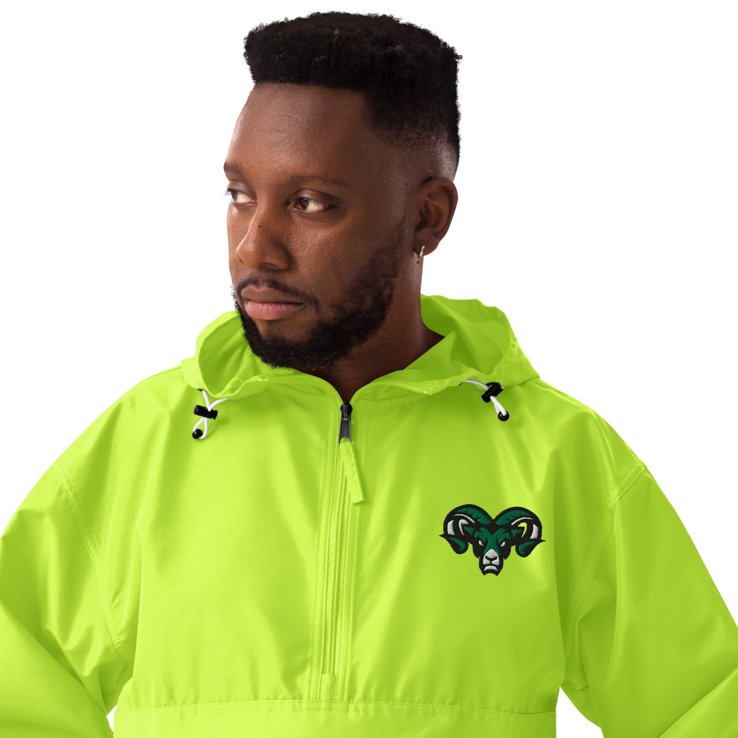 PR Collection - Ram Embroidered Champion Packable Jacket