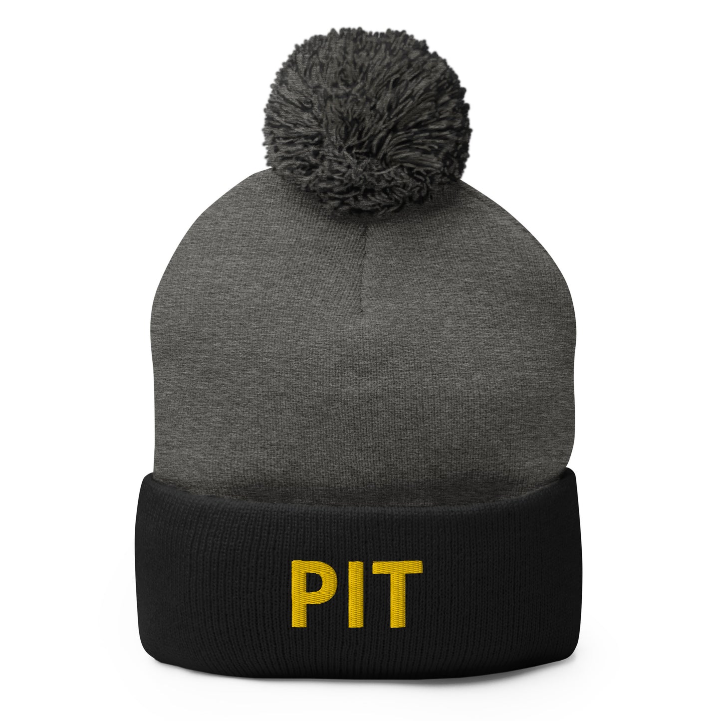 PIT Collection Pom-Pom Toque Gold Embroidery * 7 color variations *