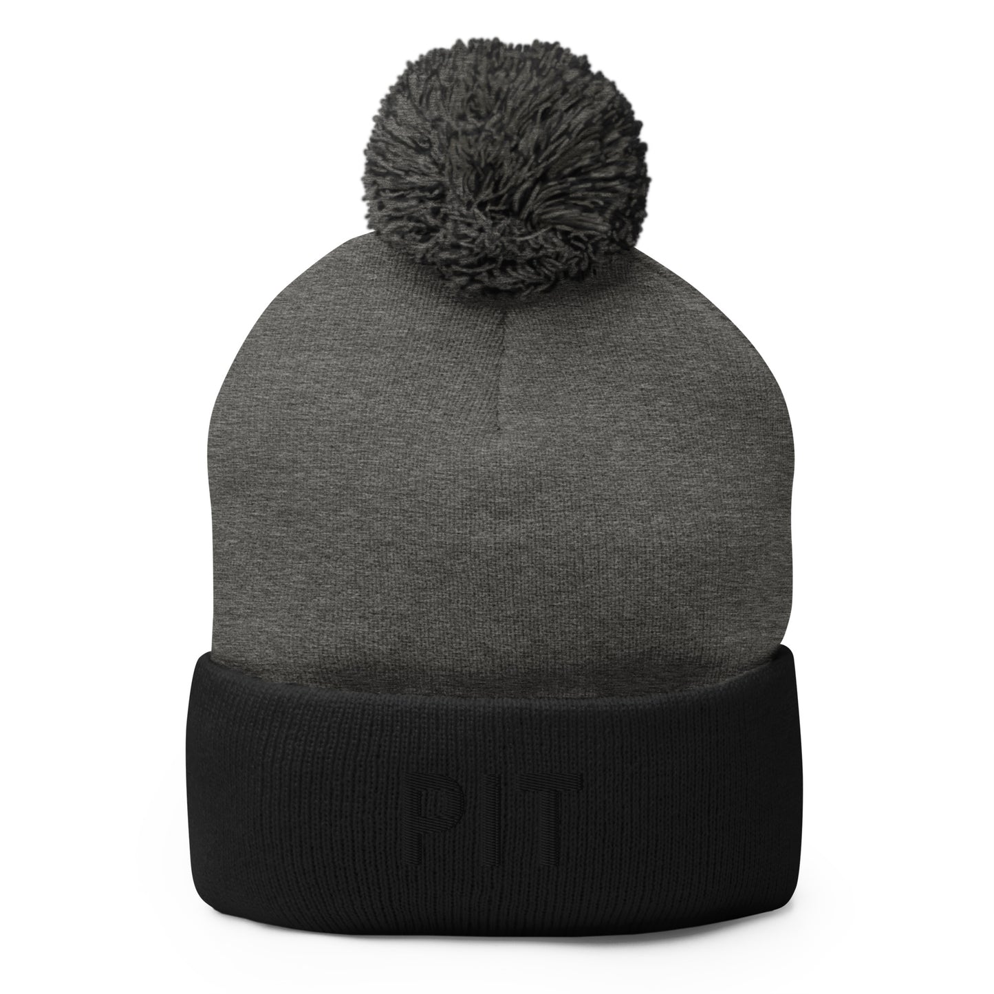 PIT Collection Pom-Pom Toque Black Embroidery * 7 color variations *