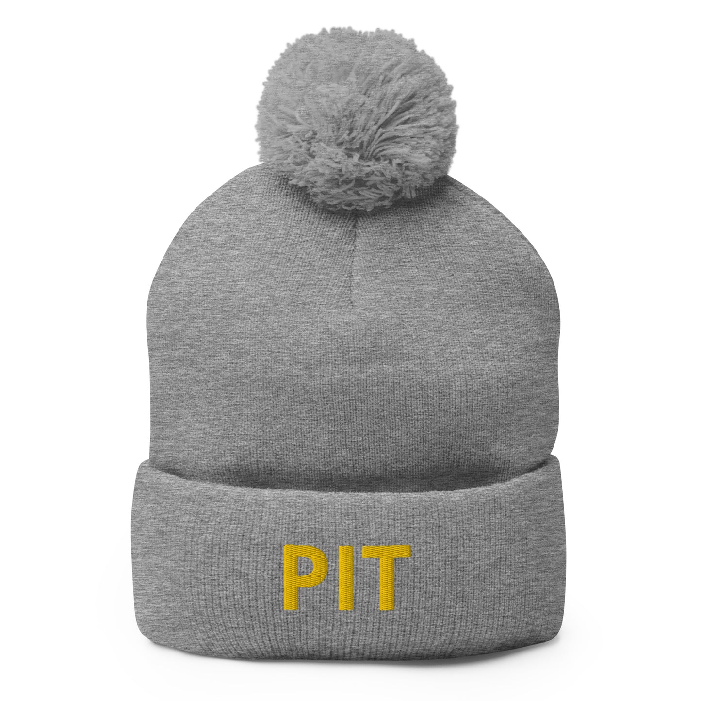 PIT Collection Pom-Pom Toque Gold Embroidery * 7 color variations *