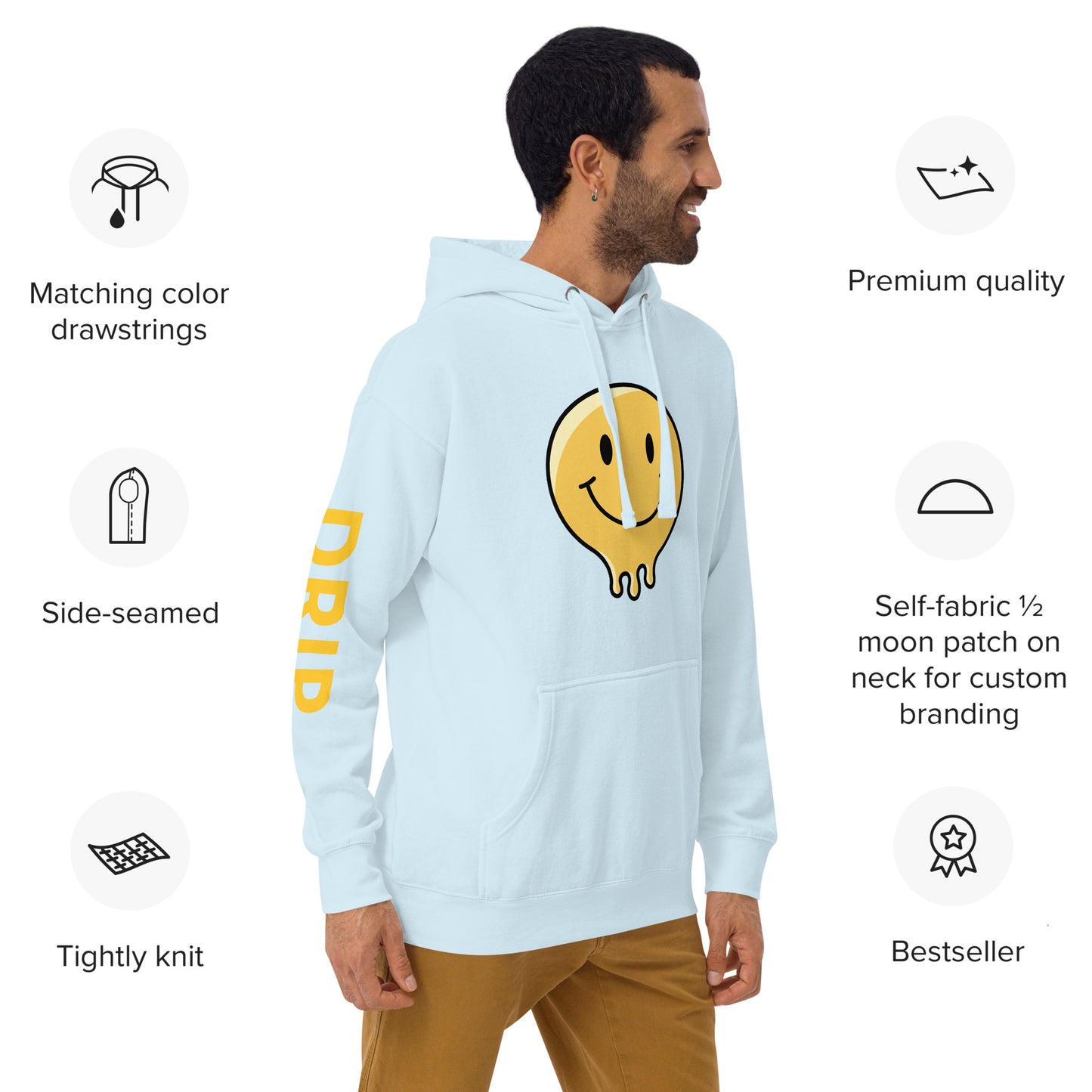 Drew House Mascot Hoodie Sky Blue