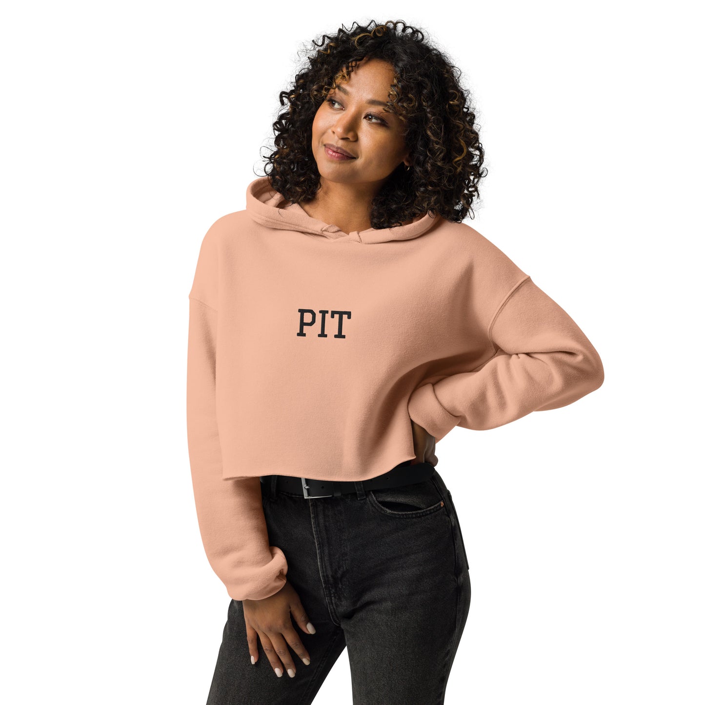 PIT Collegiate Collection Crop Hoodie