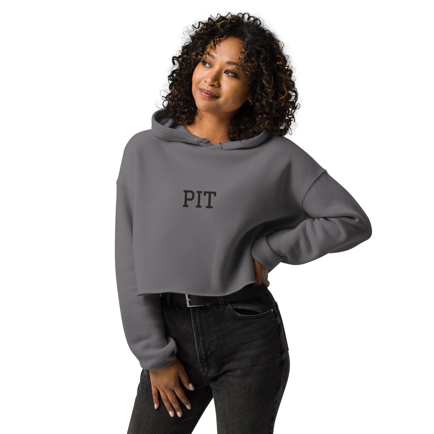 PIT Collegiate Collection Crop Hoodie