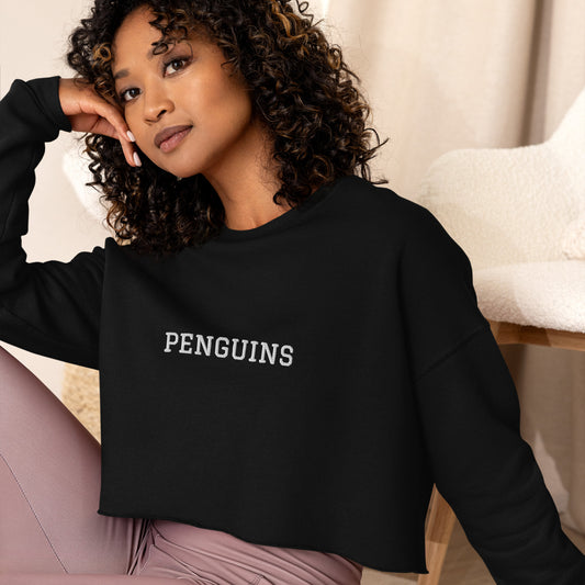 PENGUINS Collegiate Collection Crop Sweatshirt * 3 color variations *