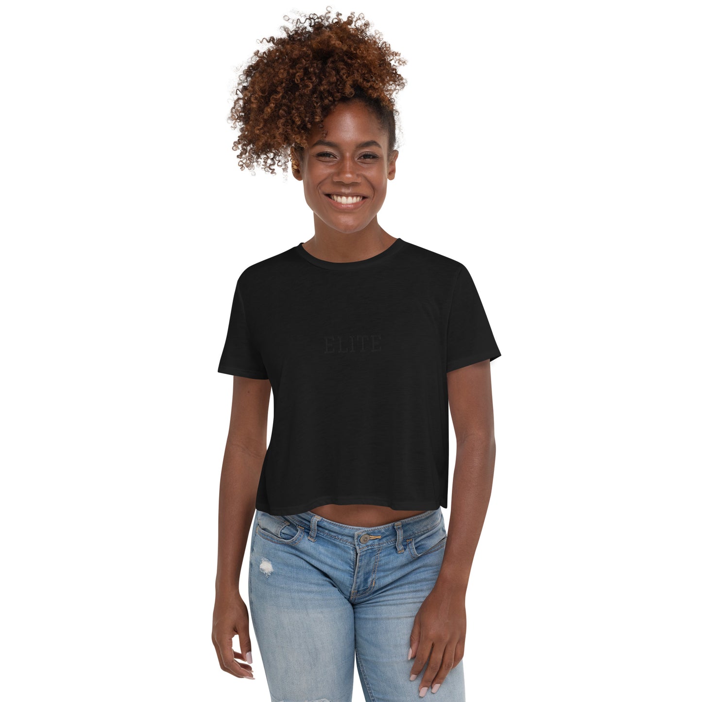 ELITE Collegiate Collection Crop Tee