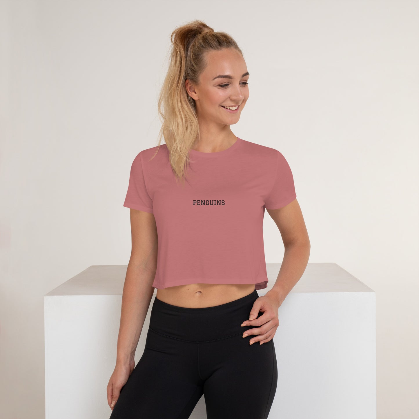 PENGUINS Collegiate Collection Crop Top