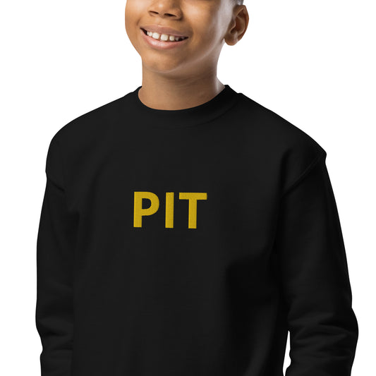 PIT Collection - Gold Embroidery Youth Crewneck * 4 color variations *