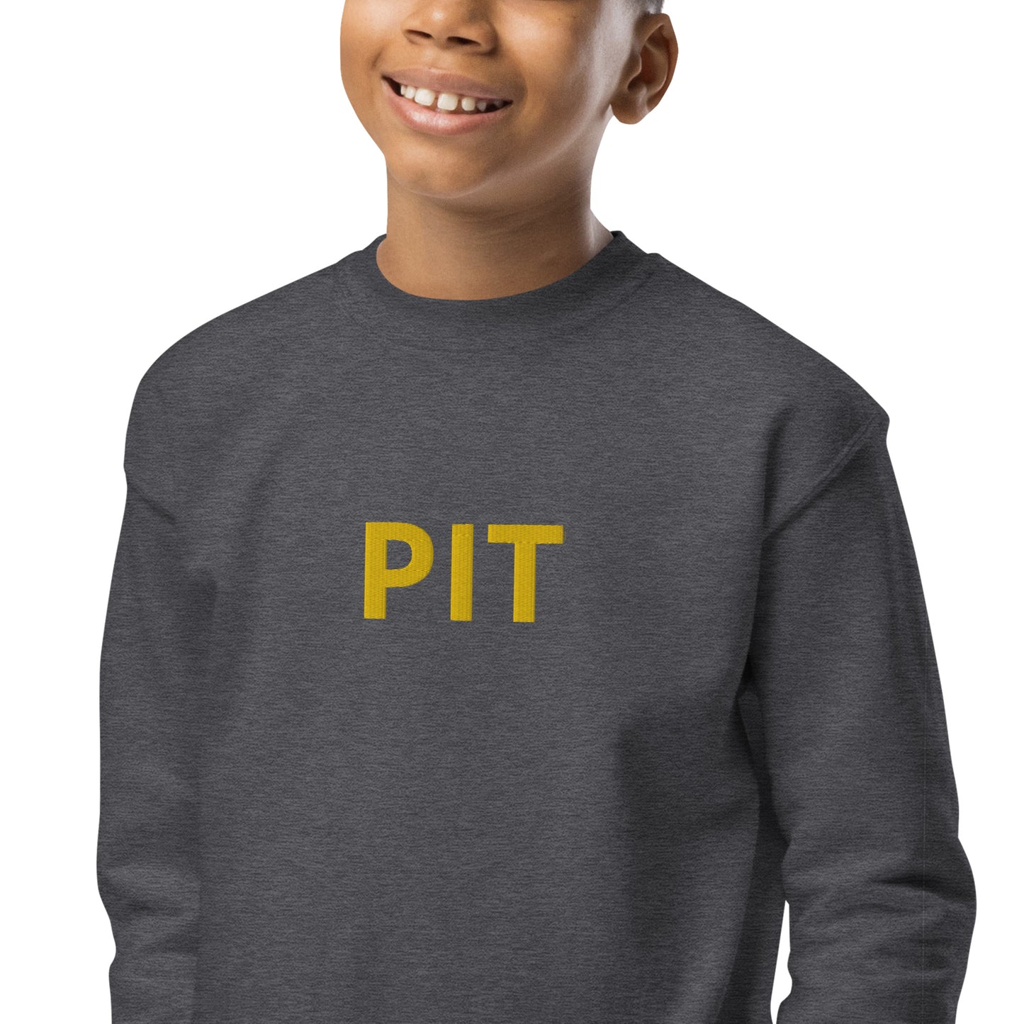 PIT Collection - Gold Embroidery Youth Crewneck * 4 color variations *