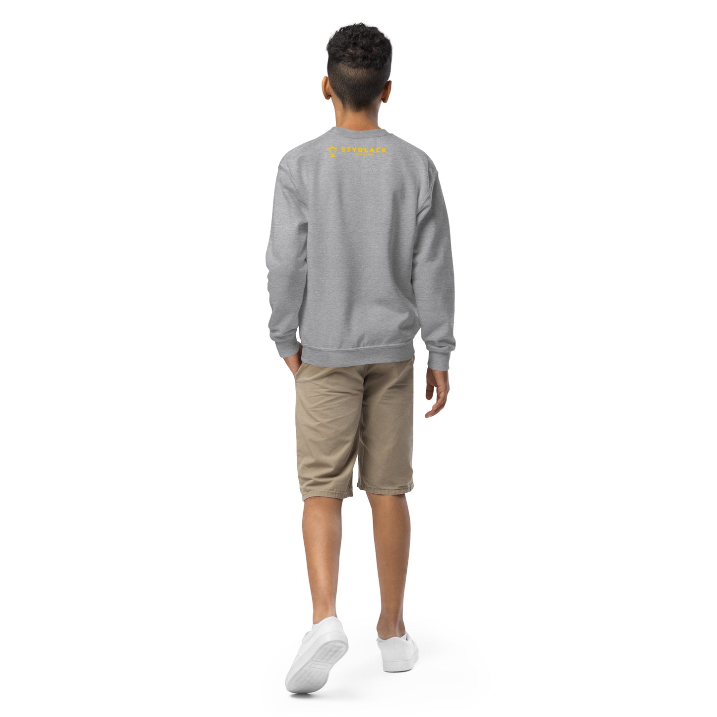 PIT Collection - Gold Embroidery Youth Crewneck * 4 color variations *