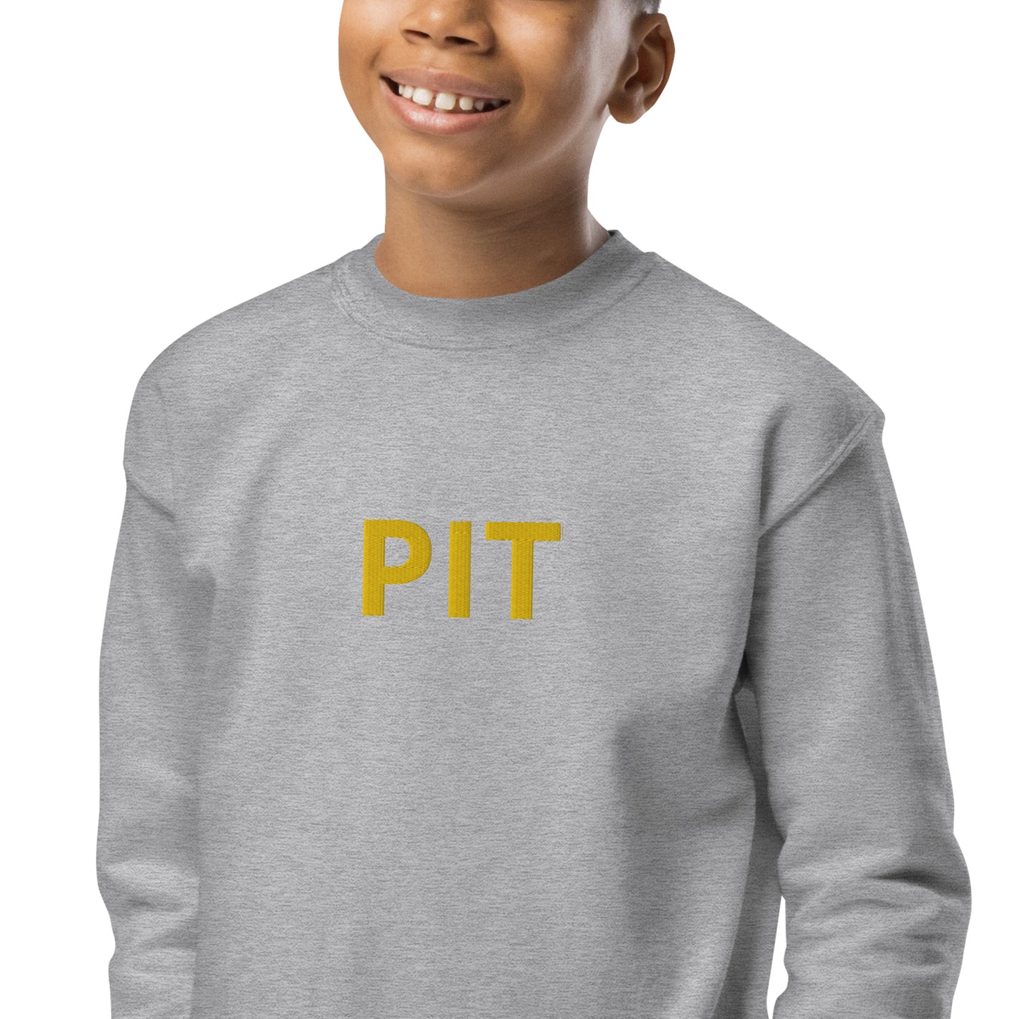 PIT Collection - Gold Embroidery Youth Crewneck * 4 color variations *