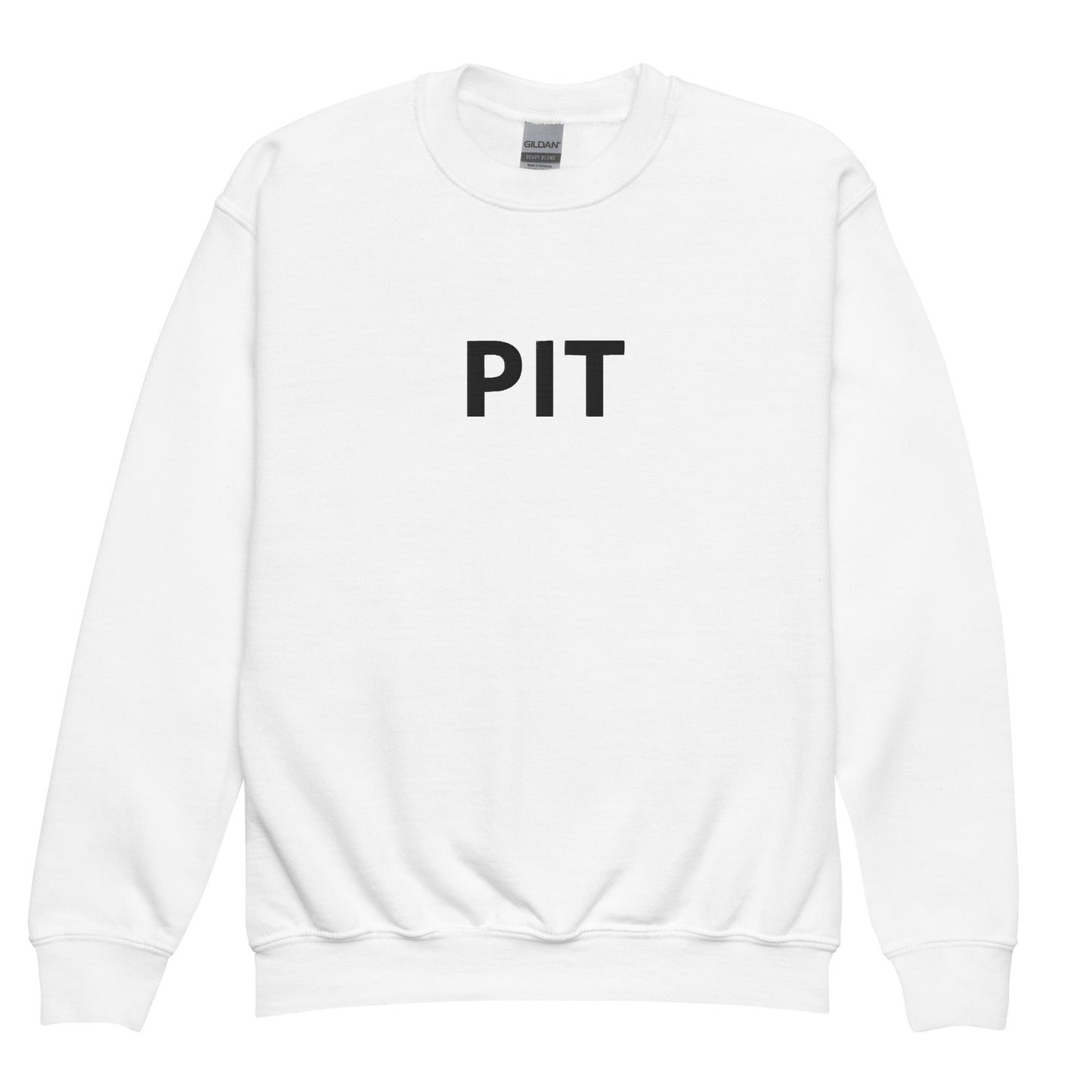 PIT Collection - Black Embroidery Youth Crewneck * 3 color variations *