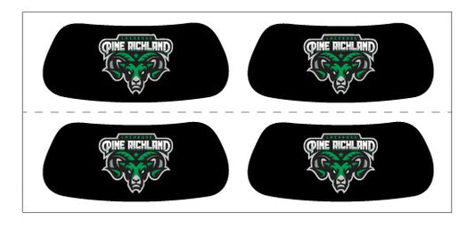 PINE-RICHLAND RAMS CUSTOM EYEBLACK - RAM LAX STY