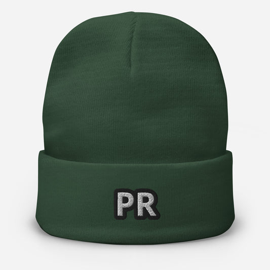 PR  Collection - Embroidered Beanie * 4 color variations *